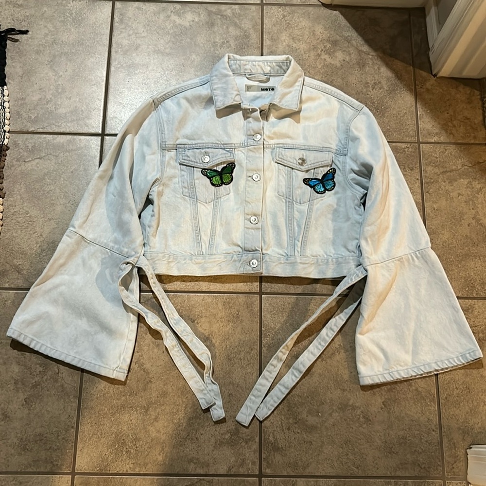 Topshop Moto Denim Jacket